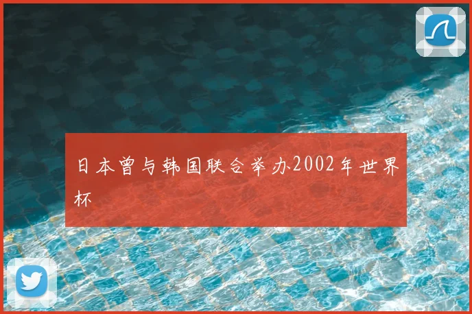 日本曾与韩国联合举办2002年世界杯