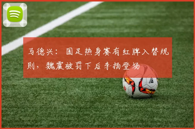 马德兴:国足热身赛有红牌入替规则,魏震被罚下后李扬登场